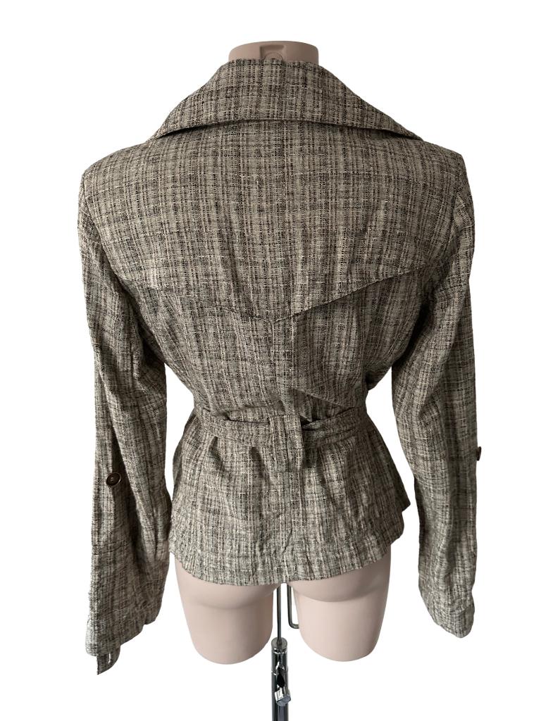 Patrizia Pepe vest L, Maat 38/40 (M), Verzenden, Beige, Zo goed als nieuw