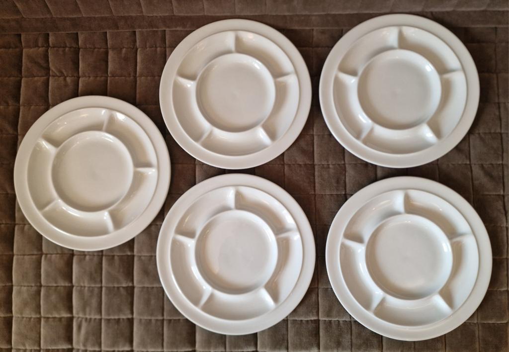 Thomas 5 witte porseleinen fondueborden. Nieuw., Huis en Inrichting, Keuken | Servies, Nieuw, Ophalen of Verzenden, Bord(en), Overige stijlen