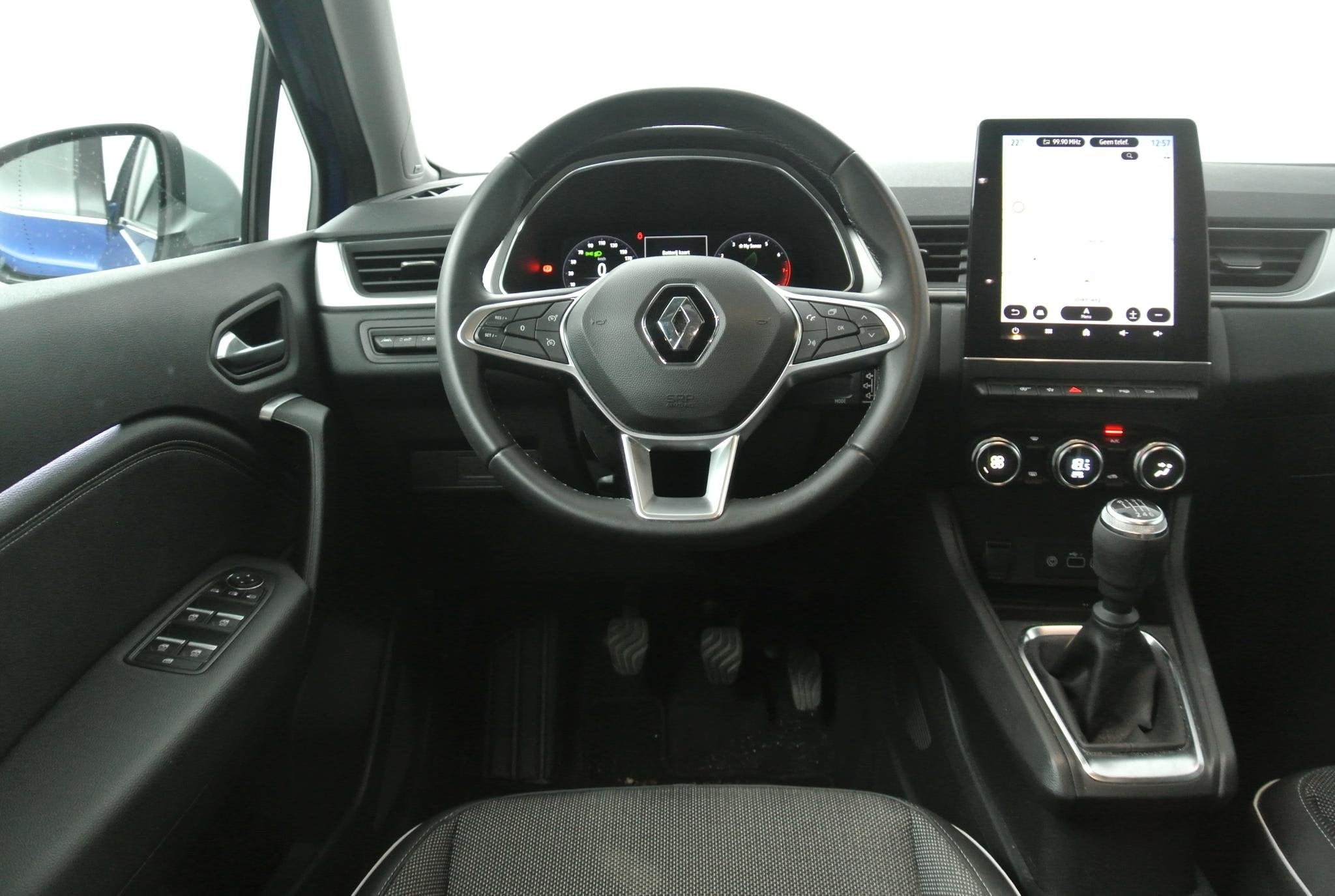Renault Captur 1.0 TCe 90 techno | 360 Camera | Carplay/Andr, Voorwielaandrijving, Gebruikt, Met garantie (alle), Blauw