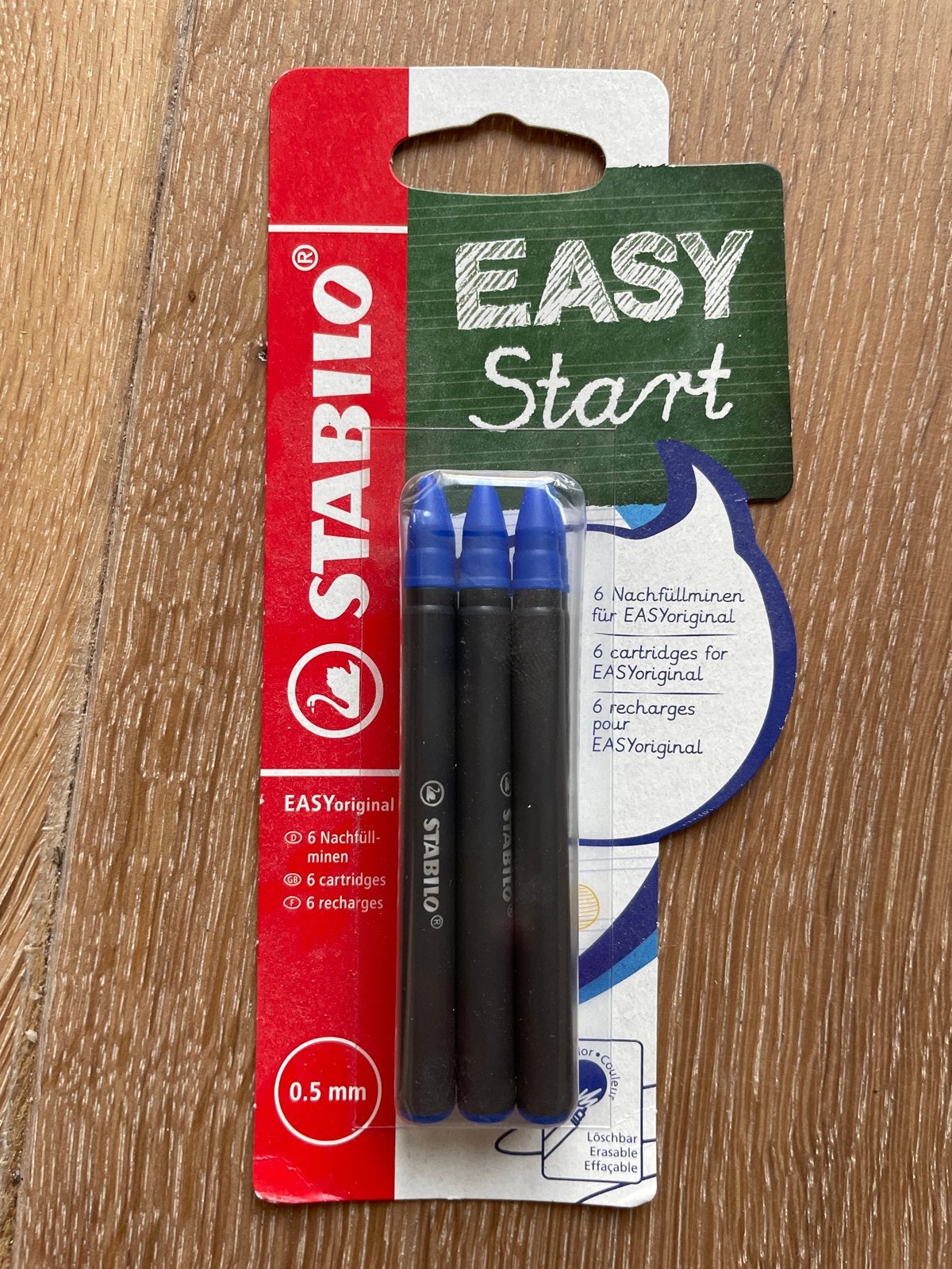 STABILO EASY original penvulling (0,5 mm, Medium), Ophalen of Verzenden, Nieuw