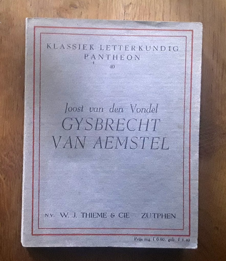 Gysbreght van Aemstel - Joost van den Vondel, Boeken, Ophalen of Verzenden, Gelezen, Joost van den Vondel