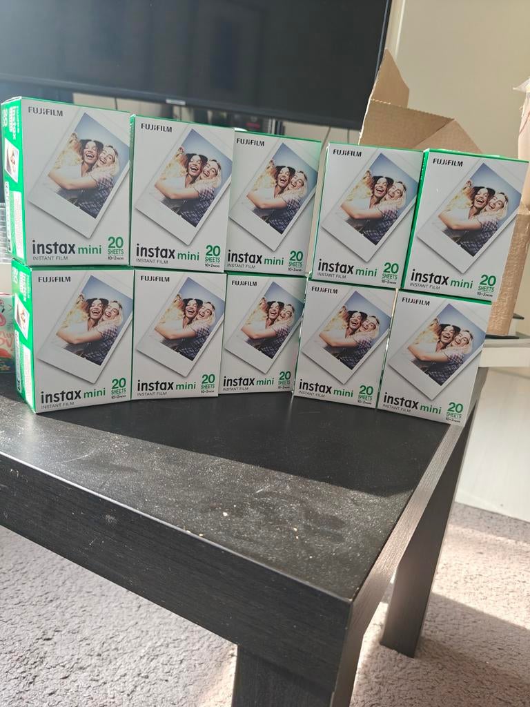 Fujifilm Instax Mini Films - 10 pakjes van 20 vellen, Ophalen of Verzenden