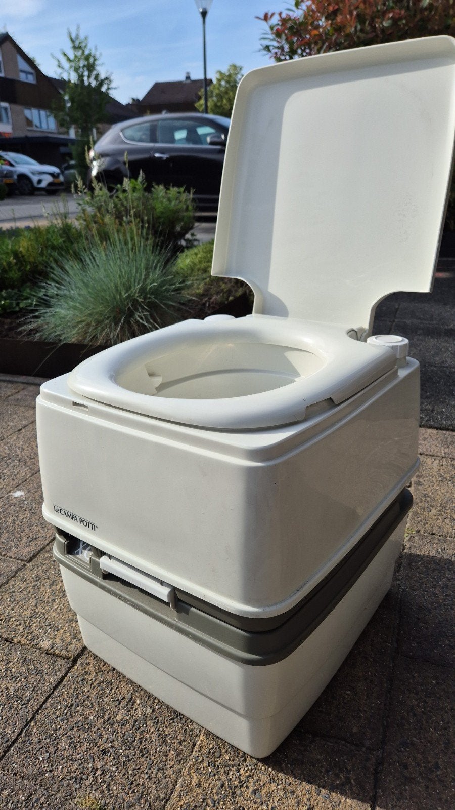 Le Campa Potti XG draagbaar campingtoilet, Caravans en Kamperen, Ophalen of Verzenden, Gebruikt