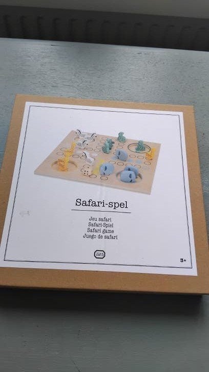 Nieuw Ludo Safari Bordspel van hout, Ophalen of Verzenden, Nieuw