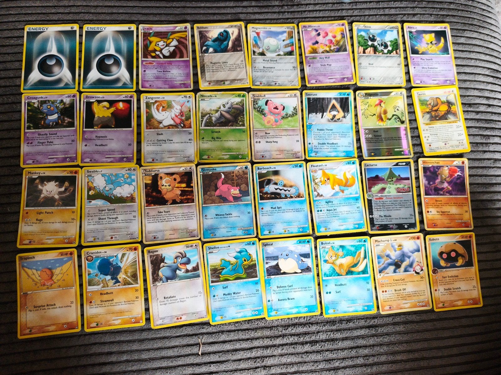 32 Pokémon kaarten - Diverse collectie, Ophalen of Verzenden, Gebruikt, Meerdere kaarten