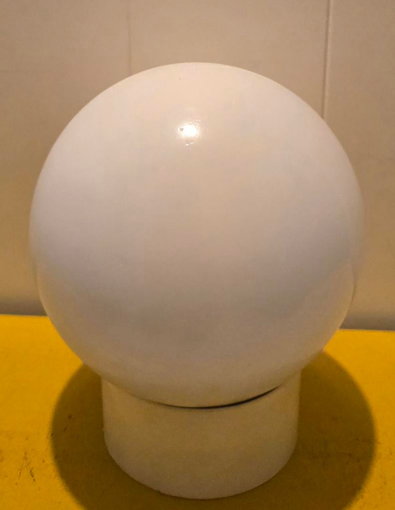 Vintage bollamp, Huis en Inrichting, Lampen | Plafondlampen, Ophalen of Verzenden, Zo goed als nieuw