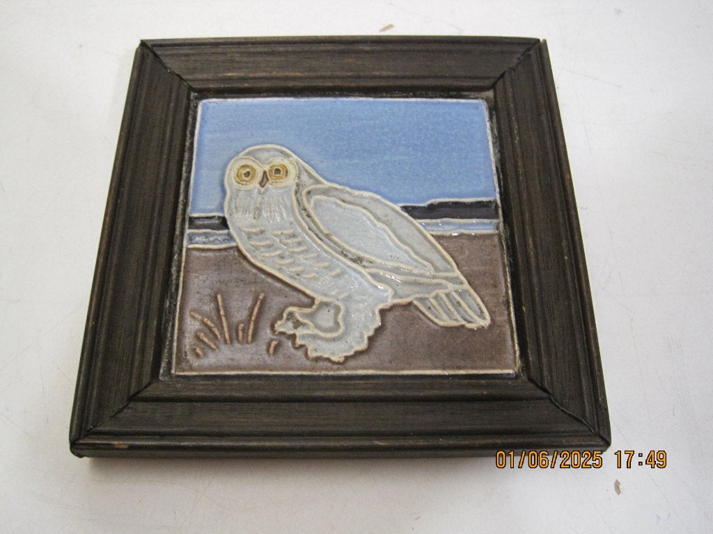 westraven utrecht tegel met uiltje 10/10 cm beschadigd (345), Antiek en Kunst, Ophalen of Verzenden