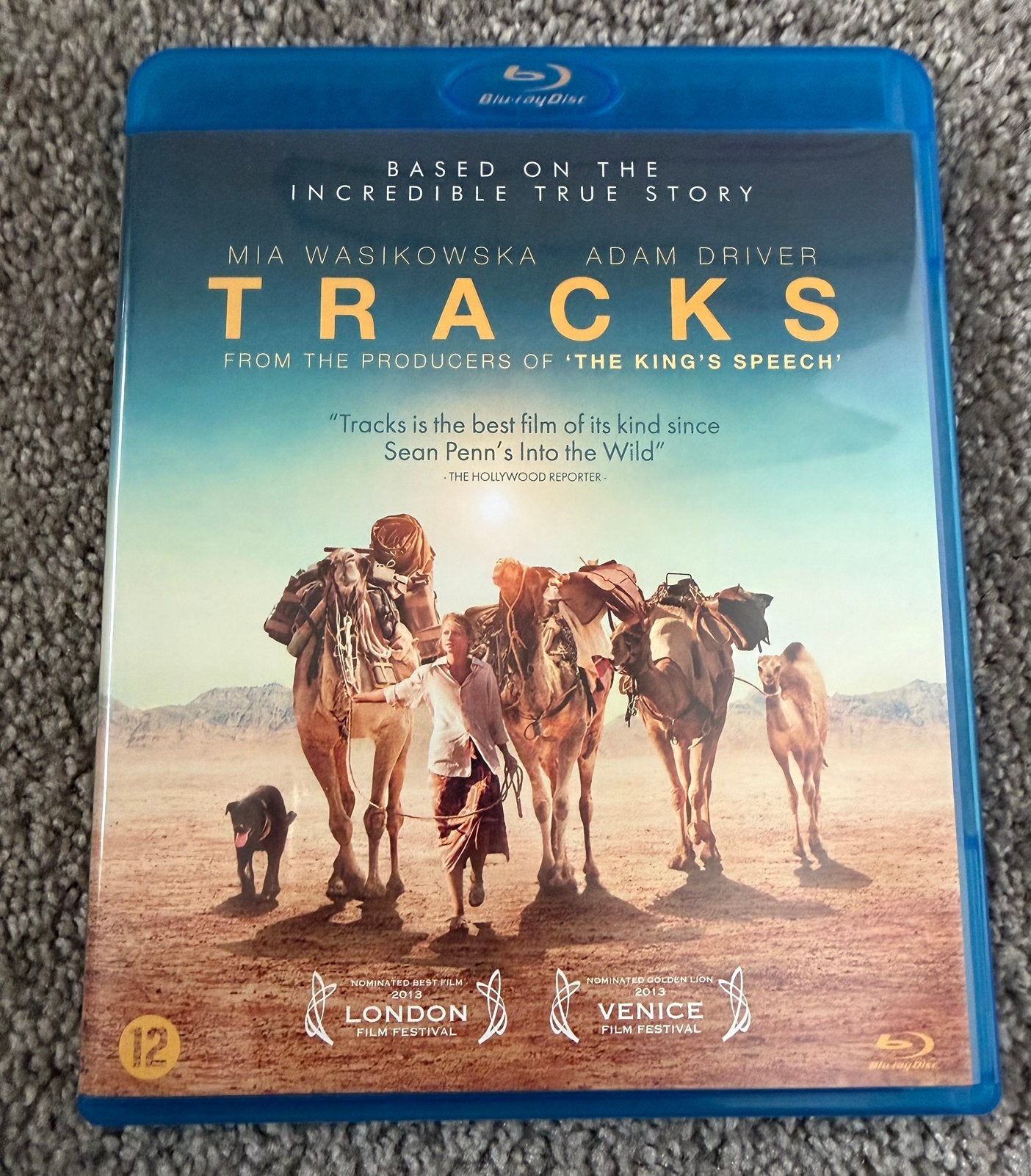 TRACKS - Mia Wasikowska / Adam Driver - Blu-Ray - NL uitgave, Verzenden, Zo goed als nieuw, Muziek en Concerten