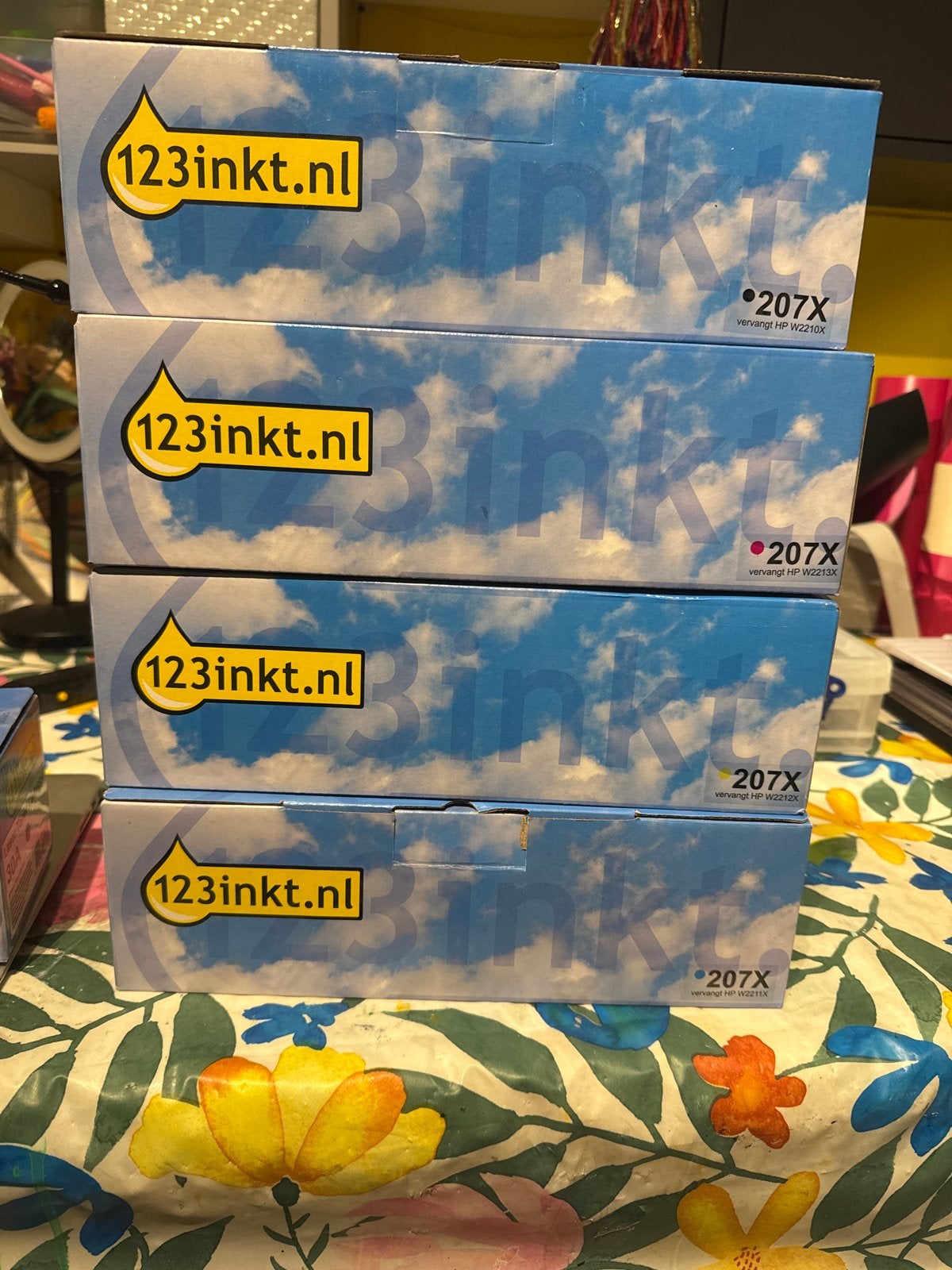 123inkt Laser Toner Cartridge 207X (4 stuks), Computers en Software, Verzenden, Nieuw, Toner