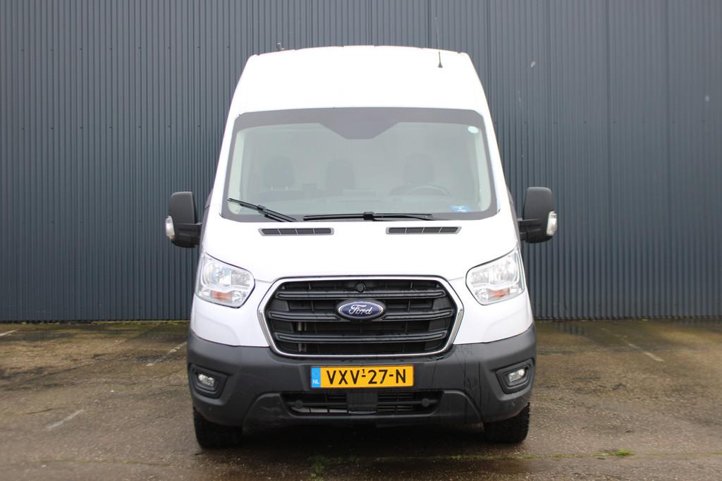 Ford Transit 350 2.0 TDCI L3H3 Trend RWD (bj 2021), Auto's, 1995 cc, 4 cilinders, 2381 kg, Wit