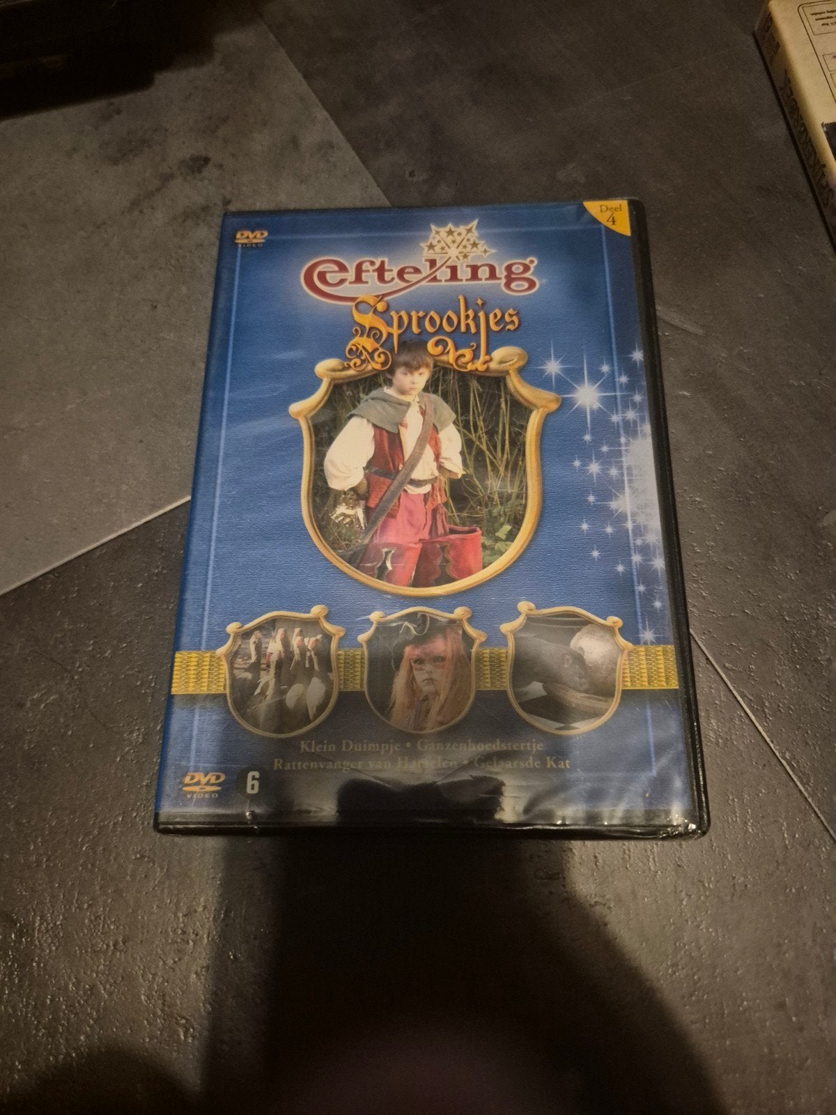 Efteling Sprookjes deel 4 DVD - Klein Duimpje, Gelaarsde Kat, Alle leeftijden, Tv-serie, Sprookjes, Nieuw in verpakking