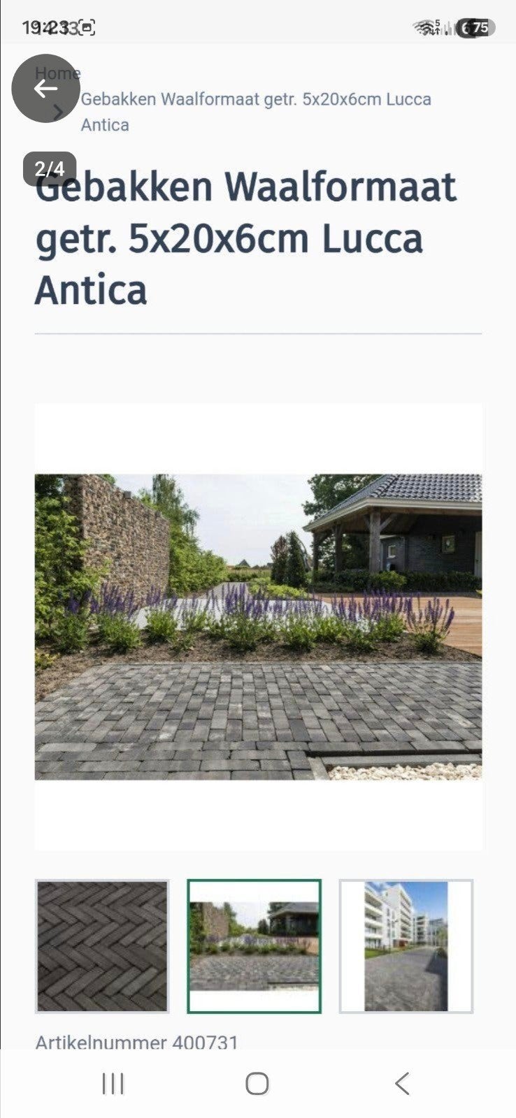 gebakken waaltjes lucca Antica, Ophalen, Nieuw, 200 cm of meer, 150 tot 200 cm