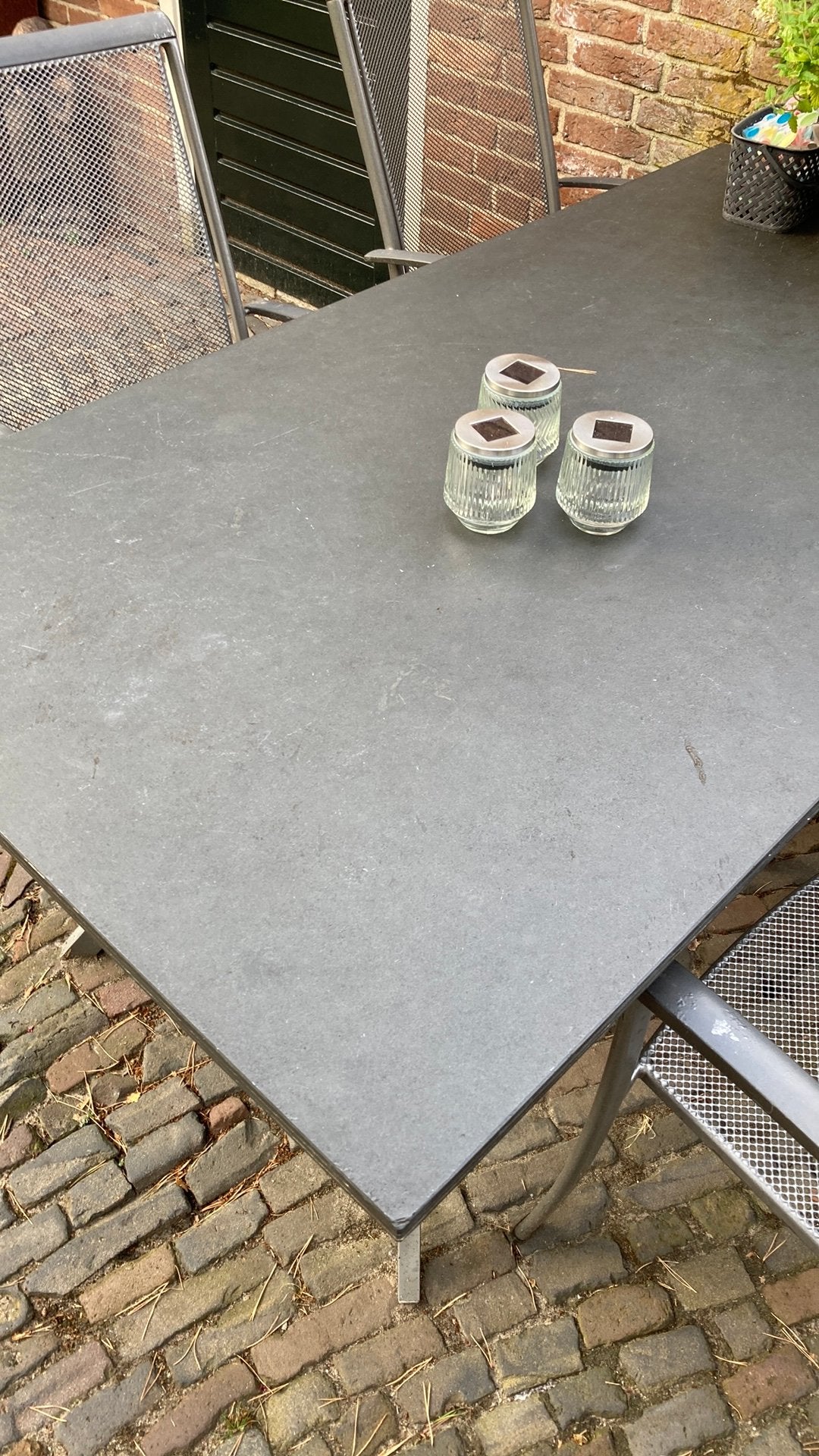 Tuintafel, Tuin en Terras, Ophalen, Zo goed als nieuw, Rechthoekig