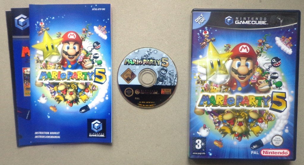 Mario Party 5 voor de Nintendo GameCube Compleet, Spelcomputers en Games, Games | Nintendo GameCube, 3 spelers of meer, Ophalen of Verzenden
