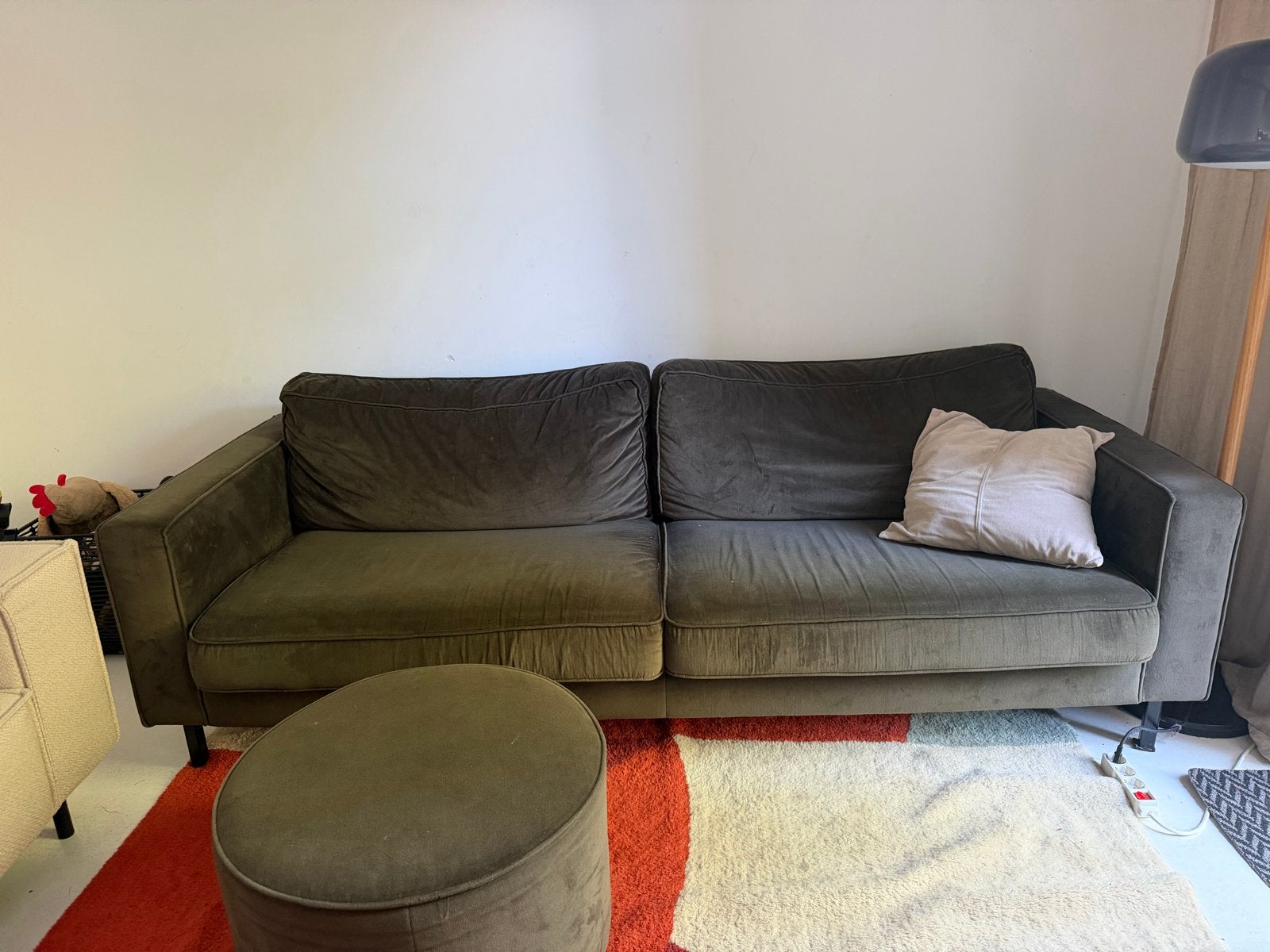 Woood bank Robin donkergroen, Ophalen, Gebruikt, Driepersoons, 75 tot 100 cm
