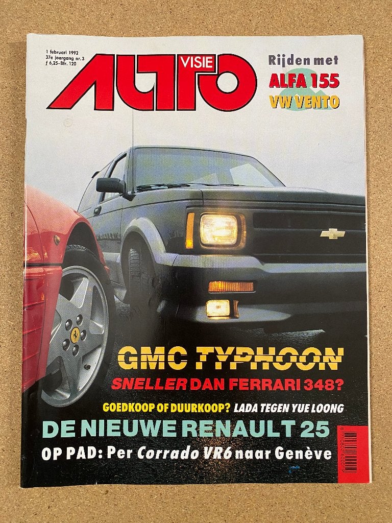 Autovisie 3 1992, Verzenden, Gelezen, Algemeen