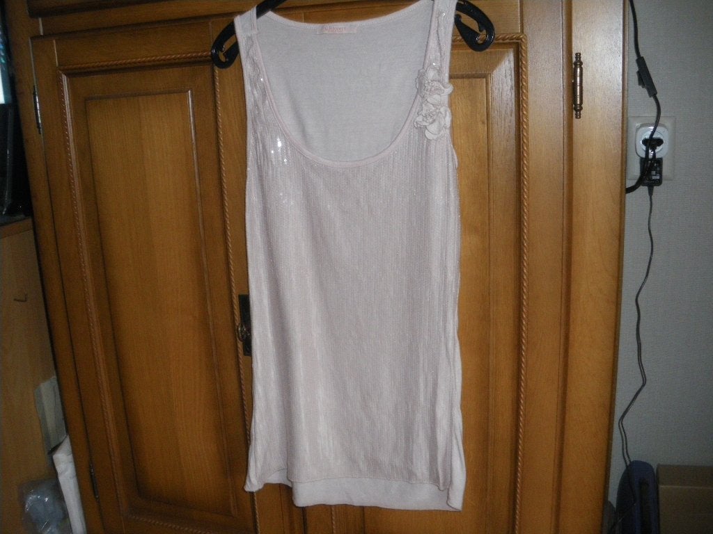 nieuw heel leuk roze glans zomer topje g ricceri maat 38, Ophalen of Verzenden, Nieuw, Maat 38/40 (M), Roze