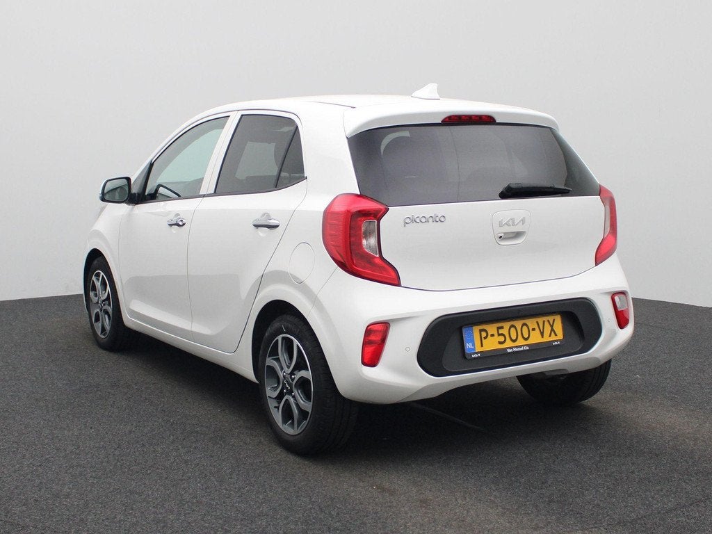 Kia Picanto 1.0 DPi DynamicPlusLine | Climate Control | Navi, Auto's, Kia, Stof, Gebruikt, 4 stoelen, Automatische klimaatregeling