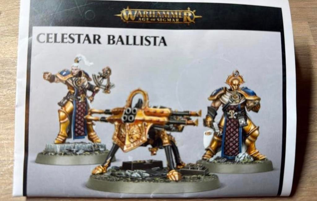 Warhammer stormcast eternals - celestar ballista, Ophalen of Verzenden, Zo goed als nieuw, Warhammer