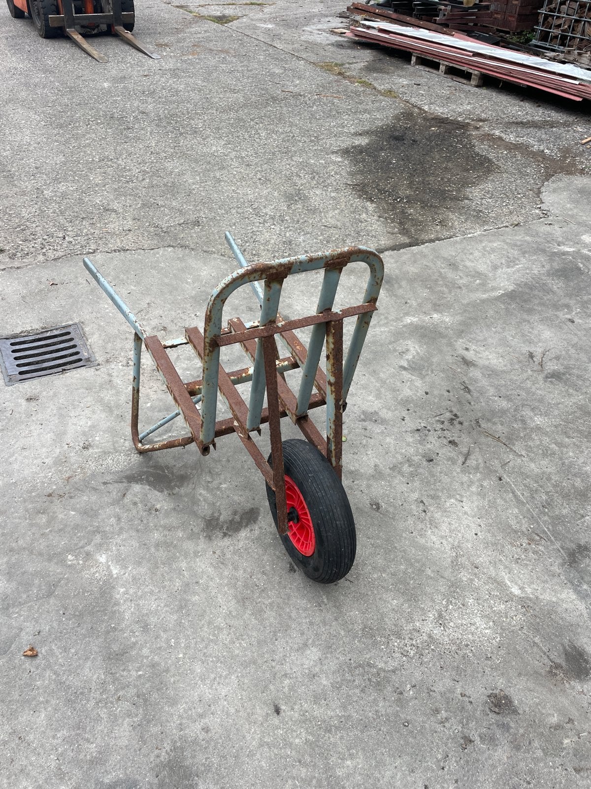 Matador Stenenkruiwagen, Ophalen, Gebruikt, Handmatig, Eenwielig
