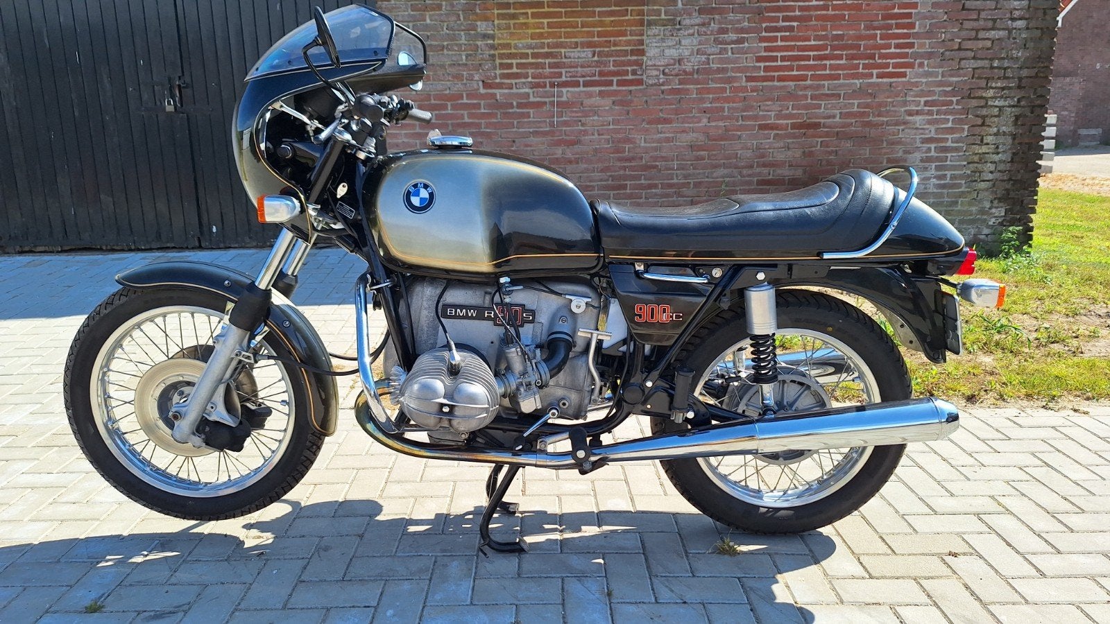 BMW R90S Rauchsilber origineel nummergelijk, Cardan-aandrijving, 2 cilinders, Motorrijbewijs A, Gebruikt
