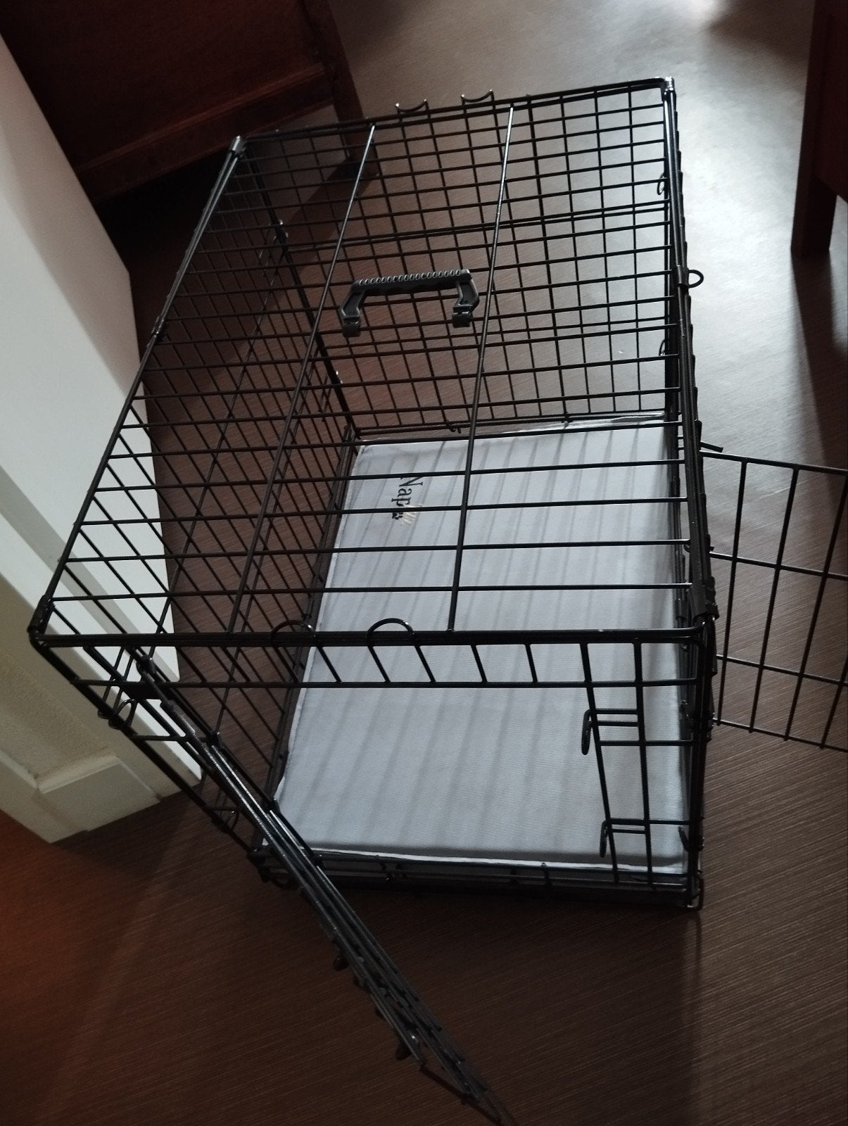 Draadkooi hondenbench size 1 afmeting 63 cm x 44 cm x 51 cm, Dieren en Toebehoren, Hondenhokken, Zo goed als nieuw, Minder dan 65 cm