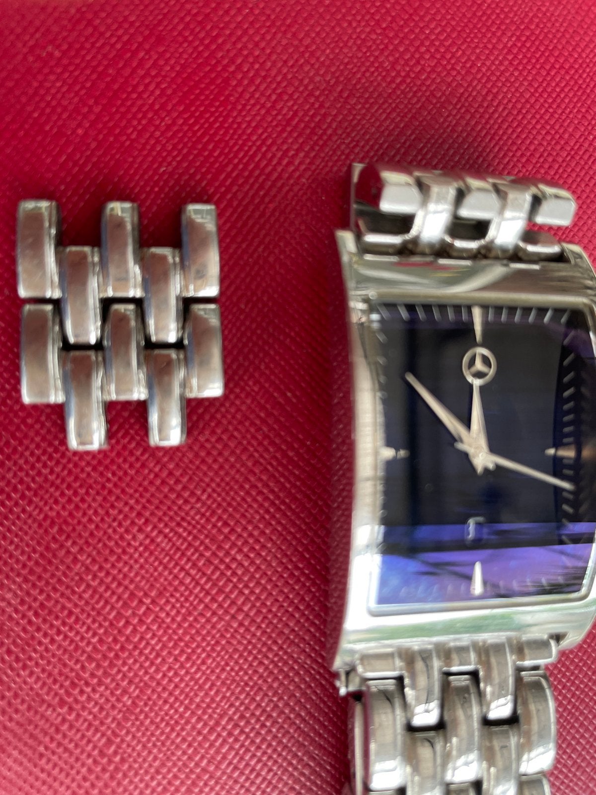 Mercedes-Benz Collection Horloge met Extra Schakel, Overige merken, Staal, Polshorloge, Ophalen of Verzenden