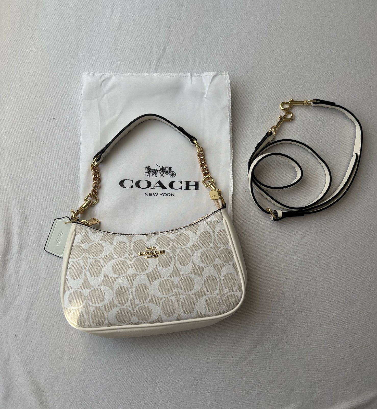 Coach tas, Sieraden, Tassen en Uiterlijk, Ophalen of Verzenden, Zo goed als nieuw, Zwart, Schoudertasje