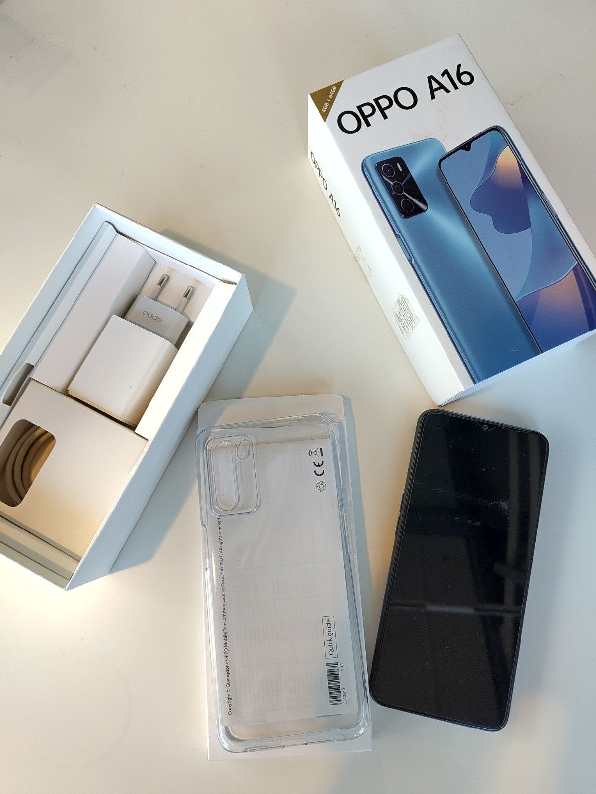 Mobiel Oppo A16 64gb donkerblauw, Gebruikt, Overige modellen, Ophalen of Verzenden, Zonder simlock