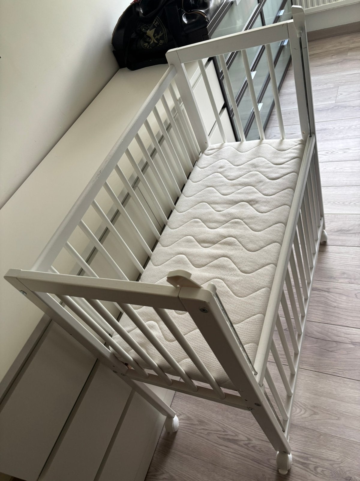 Co-sleeper Petite Amélie, Ophalen, Gebruikt, Minder dan 140 cm, Matras