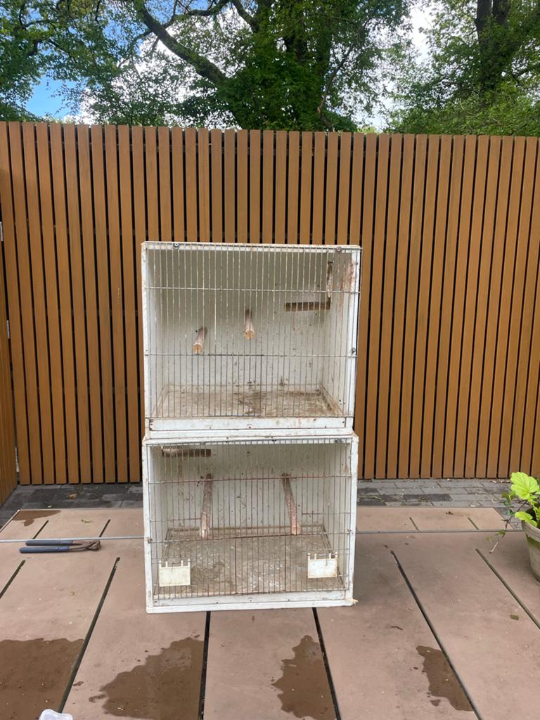 2 broedkooien, Dieren en Toebehoren, Vogels | Hokken en Kooien, Ophalen, Hout, Broedkooi of Kweekkooi