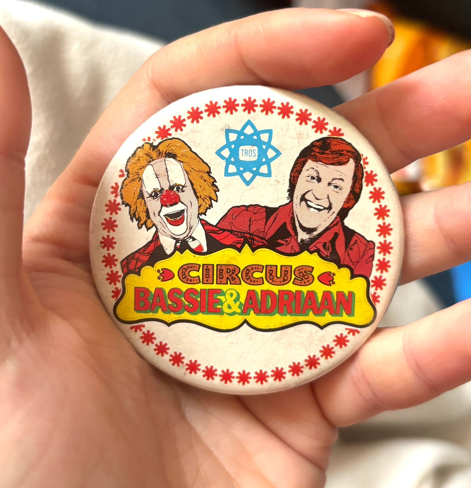 Button Circus Bassie en Adriaan, Ophalen of Verzenden, Zo goed als nieuw, Overige onderwerpen