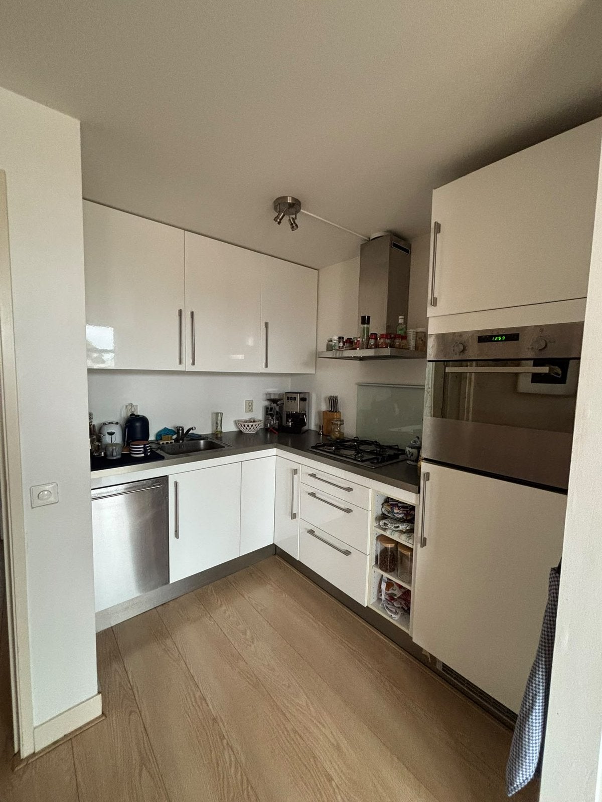 IKEA FAKTUM - keuken, Ophalen, Gebruikt, Wit, Hoekkeuken
