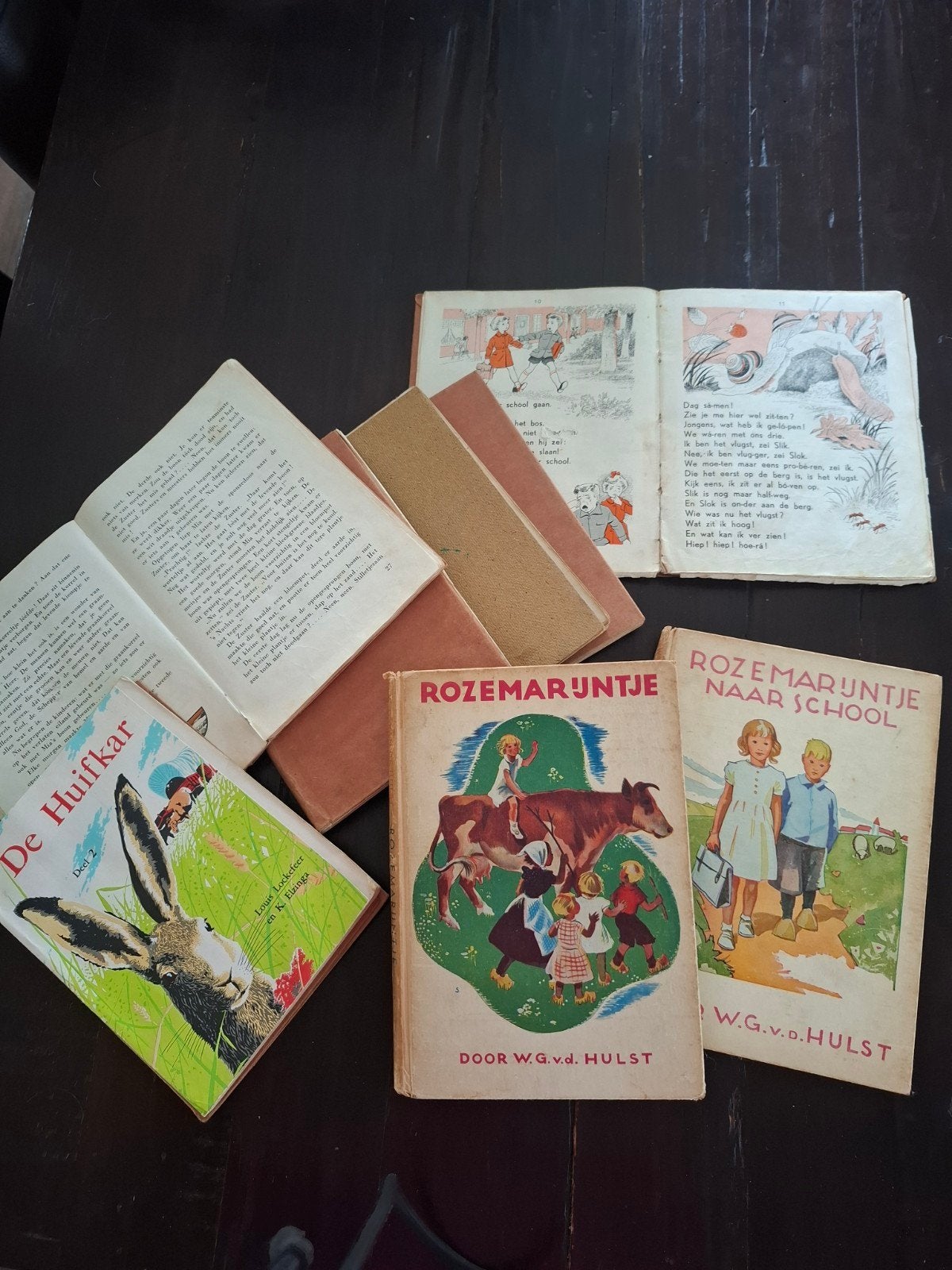 oude schoolboeken leesboekjes, Ophalen of Verzenden, Gelezen