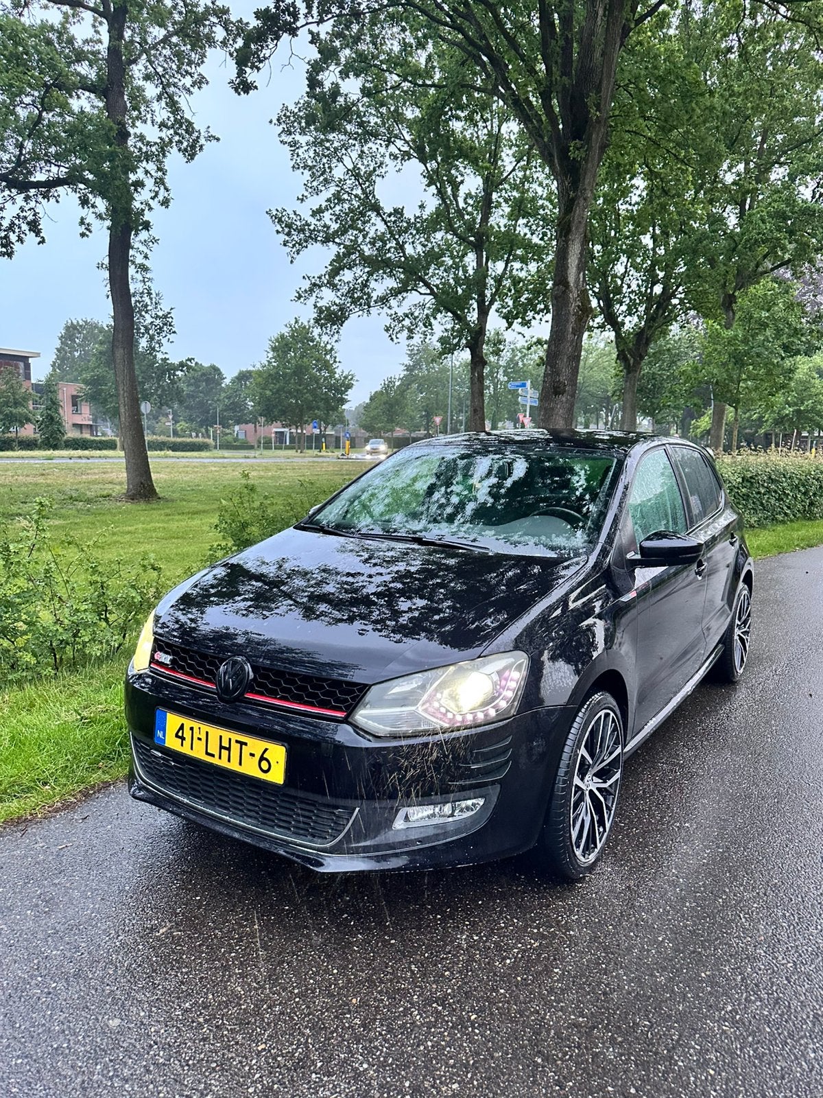 Volkswagen Polo 1.2 TSI 77KW 2010 Zwart, Voorwielaandrijving, 40 €/maand, Zwart, 1200 kg