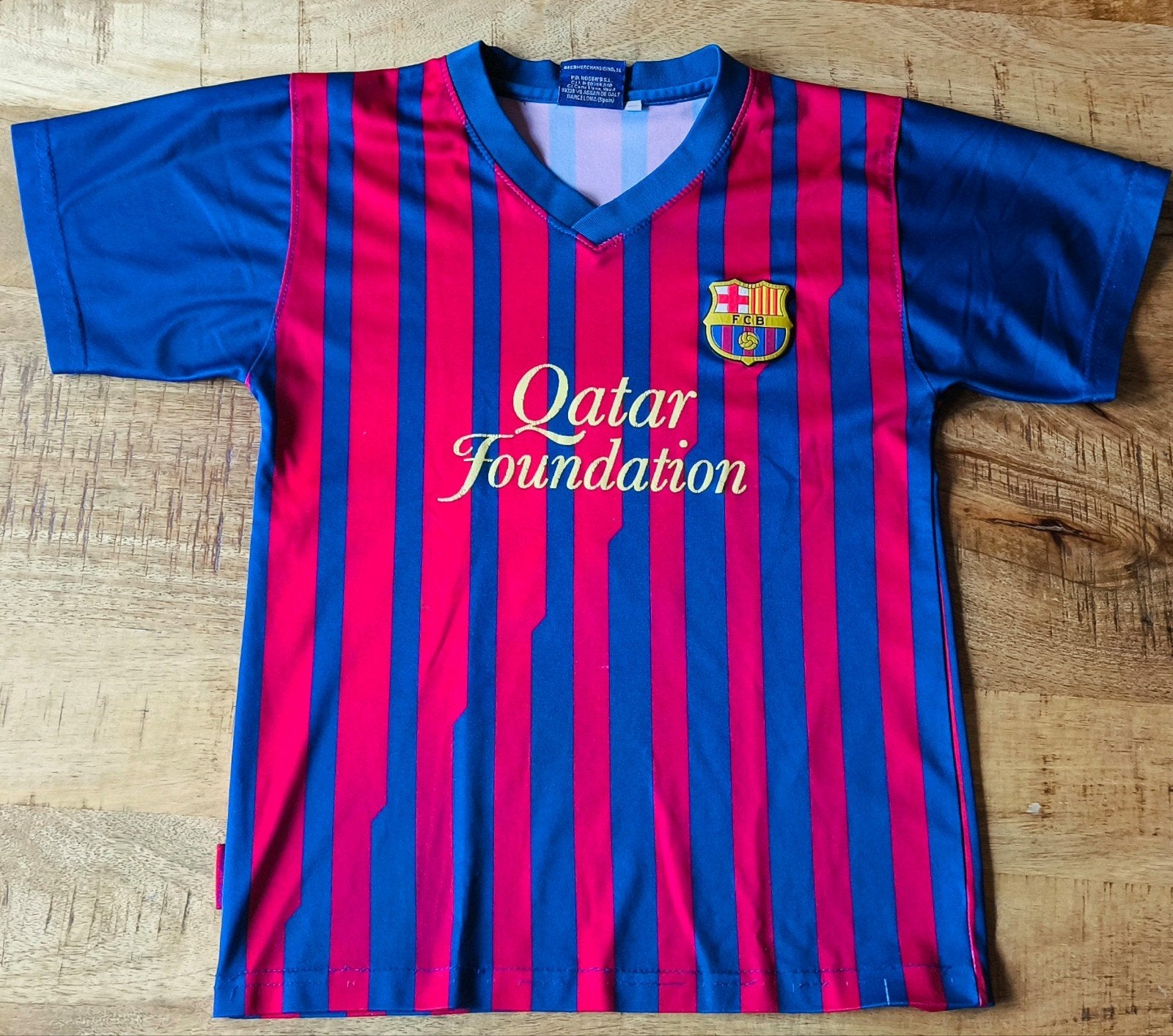 FC Barcelona Thuisshirt 2012/2013 - Maat M (kinder), Sport en Fitness, Voetbal, Maat M, Ophalen of Verzenden, Zo goed als nieuw