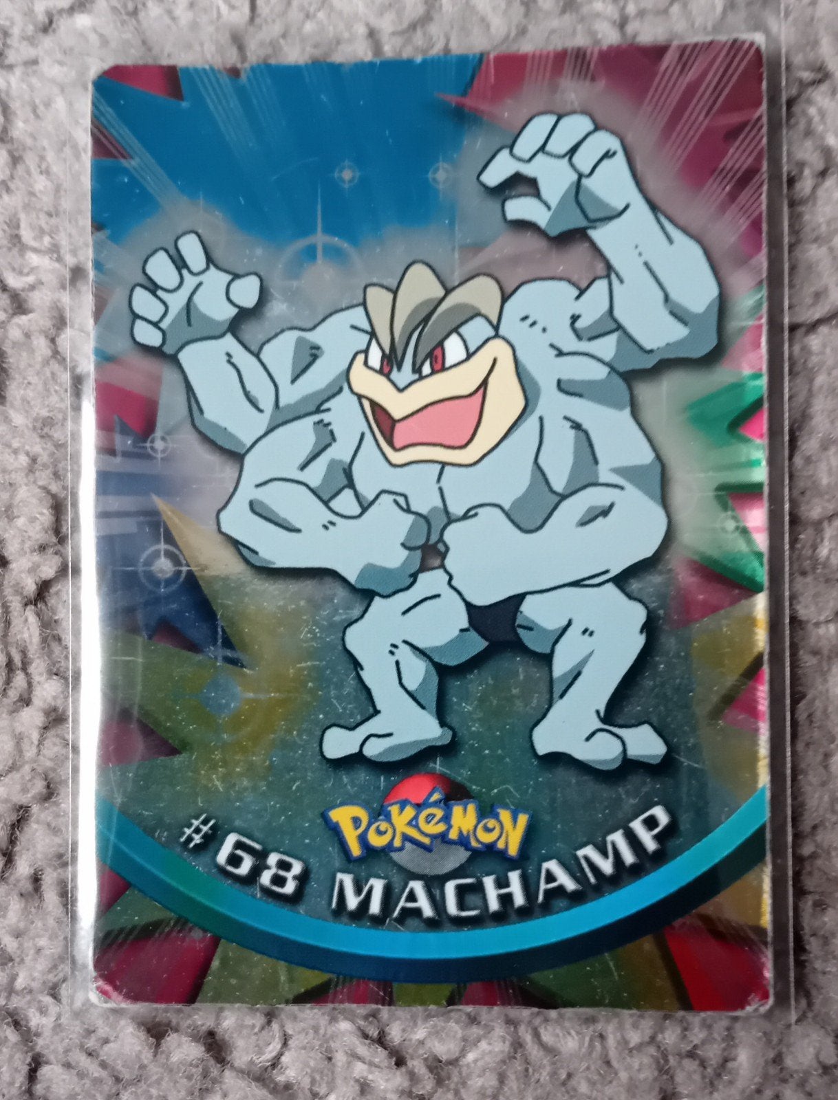 pokemon topps, Ophalen of Verzenden, Zo goed als nieuw, Losse kaart, Foil