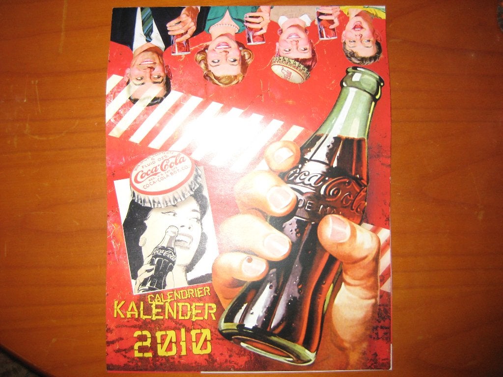Coca Cola Calendedr 2010 (172), Ophalen of Verzenden, Zo goed als nieuw, Gebruiksvoorwerp