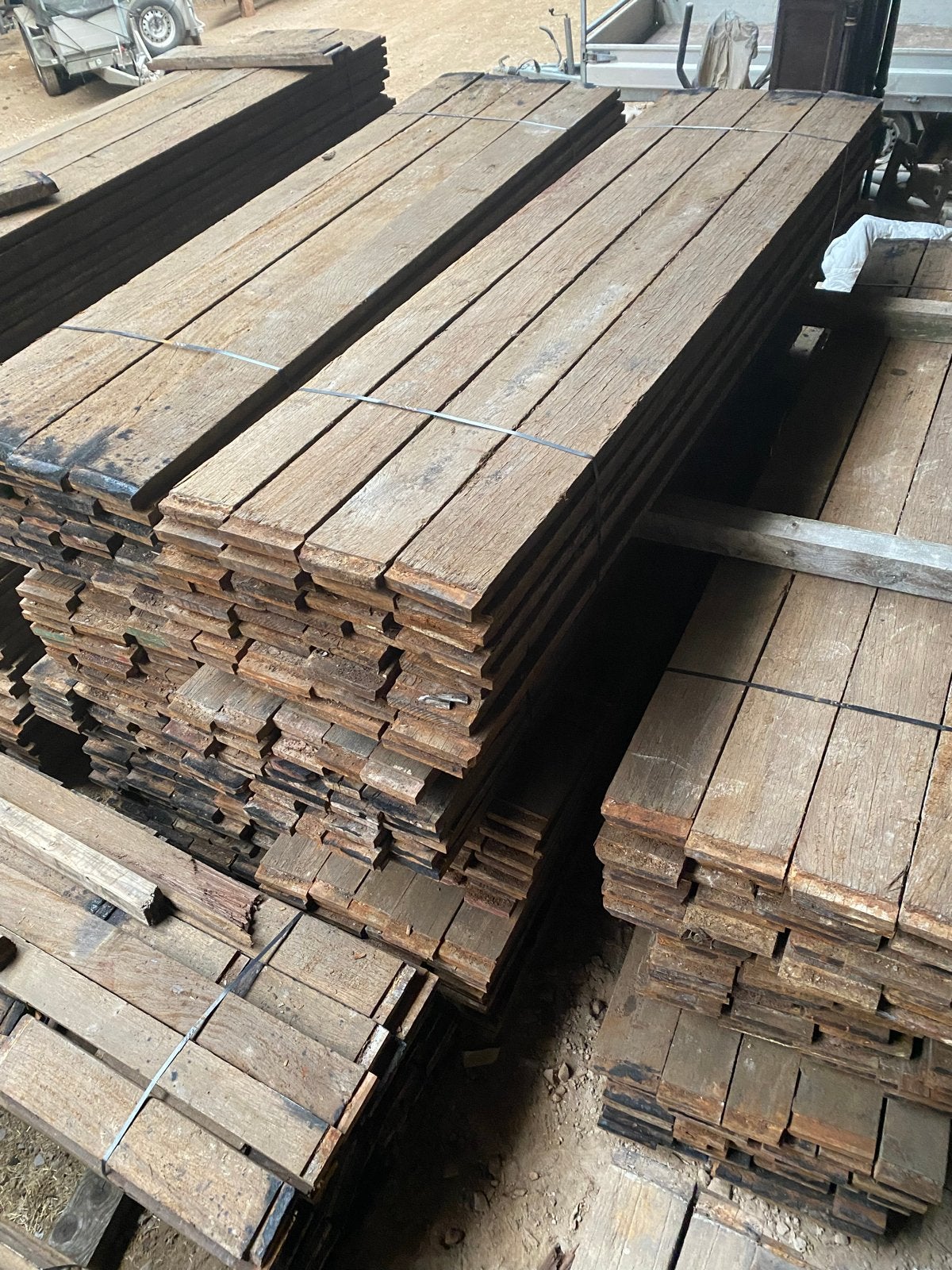 Gebruikte Azobé scheepsplanken, Ophalen, Gebruikt, Hout