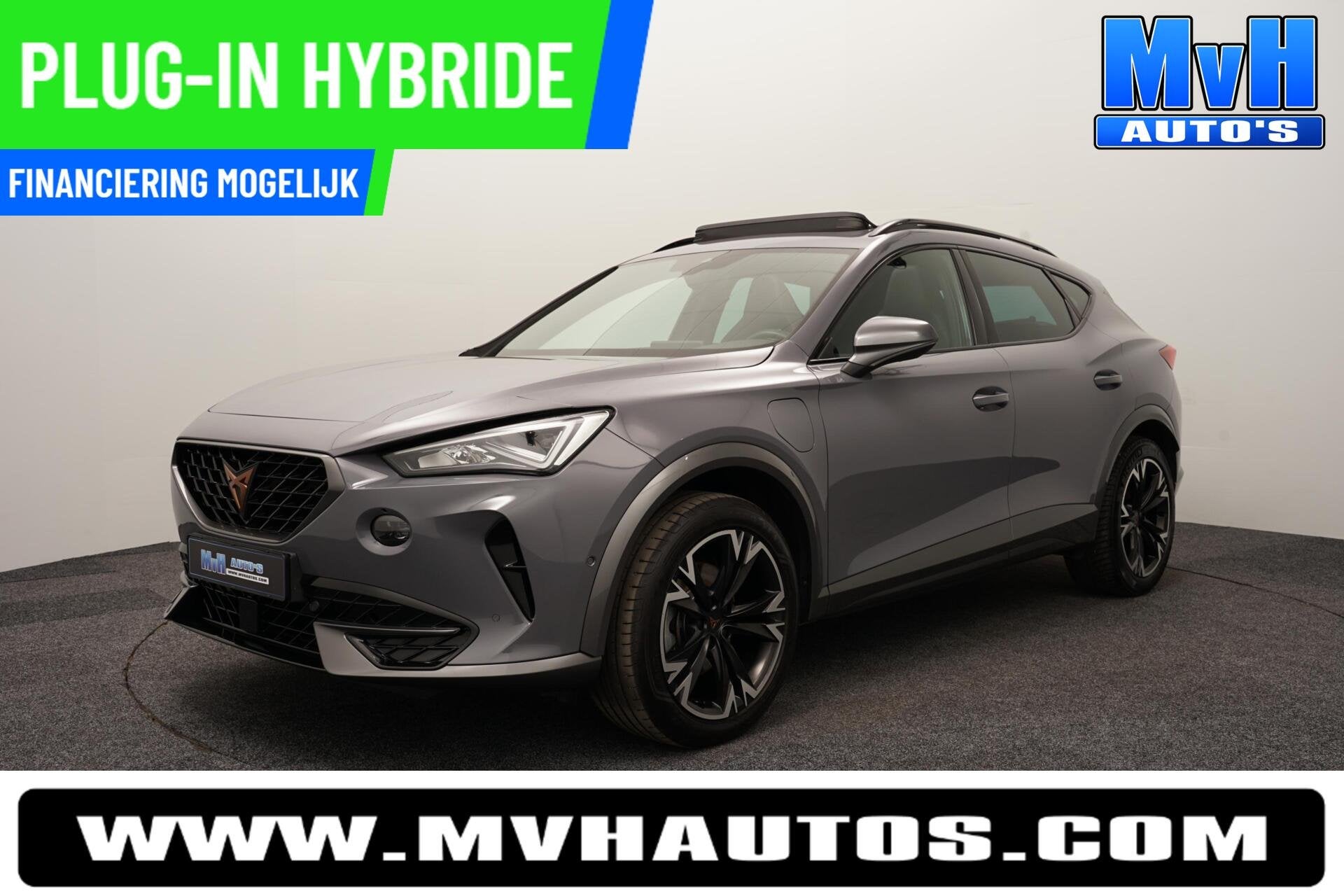 CUPRA Formentor 1.4 PHEV|KUIPST|PANO|STOEL/STUUR.VERW|SOH93%, Gebruikt, 4 cilinders, Formentor, Leder en Stof
