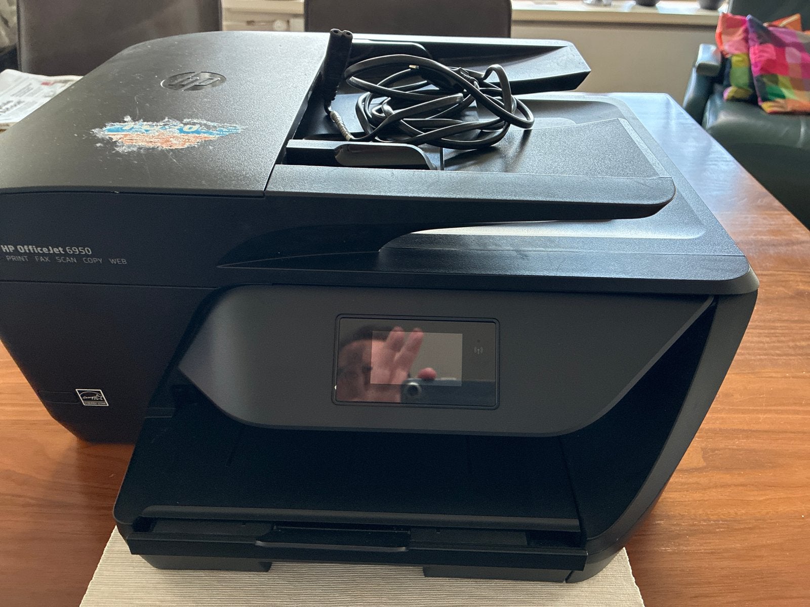HP OfficeJet 6950 All-in-One Printer - Print, Scan, Kopieer,, Gebruikt, Faxen, Inkjetprinter, All-in-one