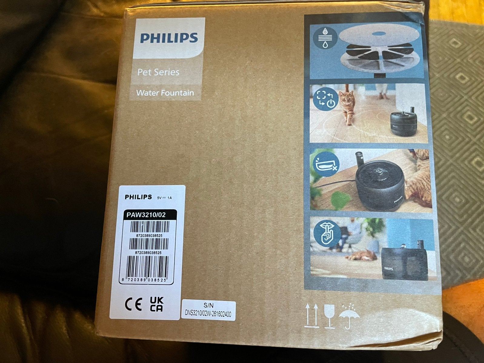 Philips drinkfontein voor huisdieren – PAW3210/02, Dieren en Toebehoren, Ophalen of Verzenden, Automatisch, Nieuw