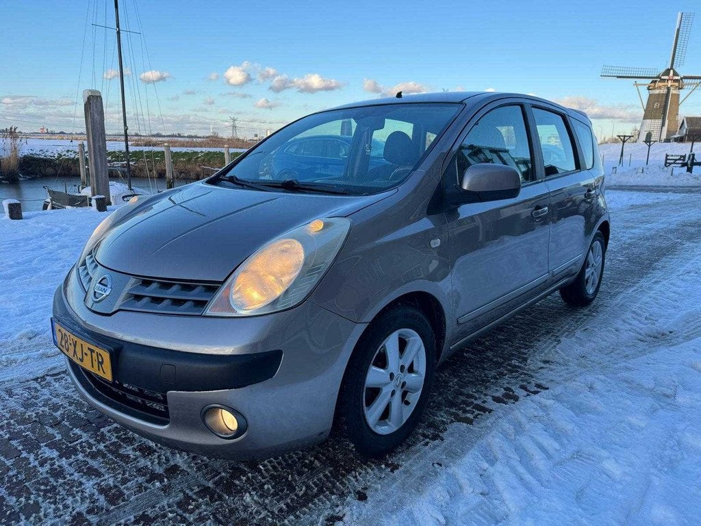 Nissan - Note - 1.4 Clima Cool Acenta 28-XJ-TR, Auto's, Nissan, Voorwielaandrijving, 4 cilinders, Bruin, Origineel Nederlands