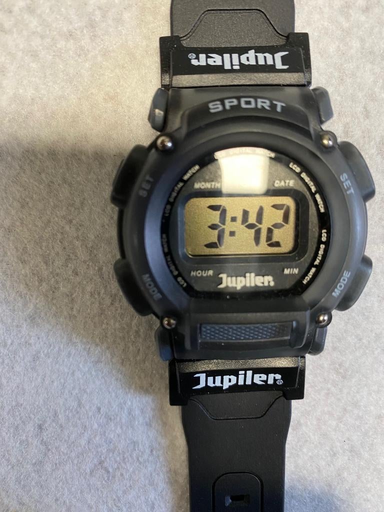Jupiler horloge nieuw nooit gedragen werkend., Ophalen, Nieuw, Reclamebord