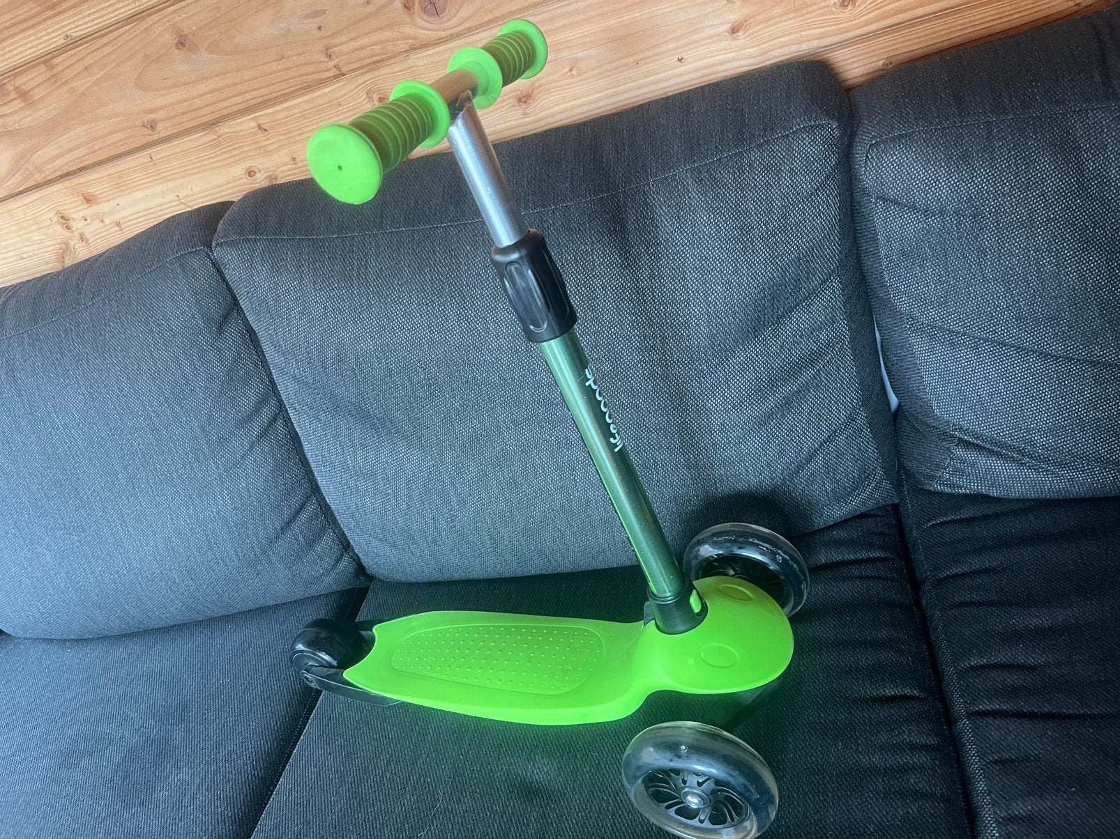 Groene Kinderstep met 3 Wielen - Ideaal voor Jonge Kinderen, Fietsen en Brommers, Steps, Gebruikt, Gewone step, Ophalen of Verzenden