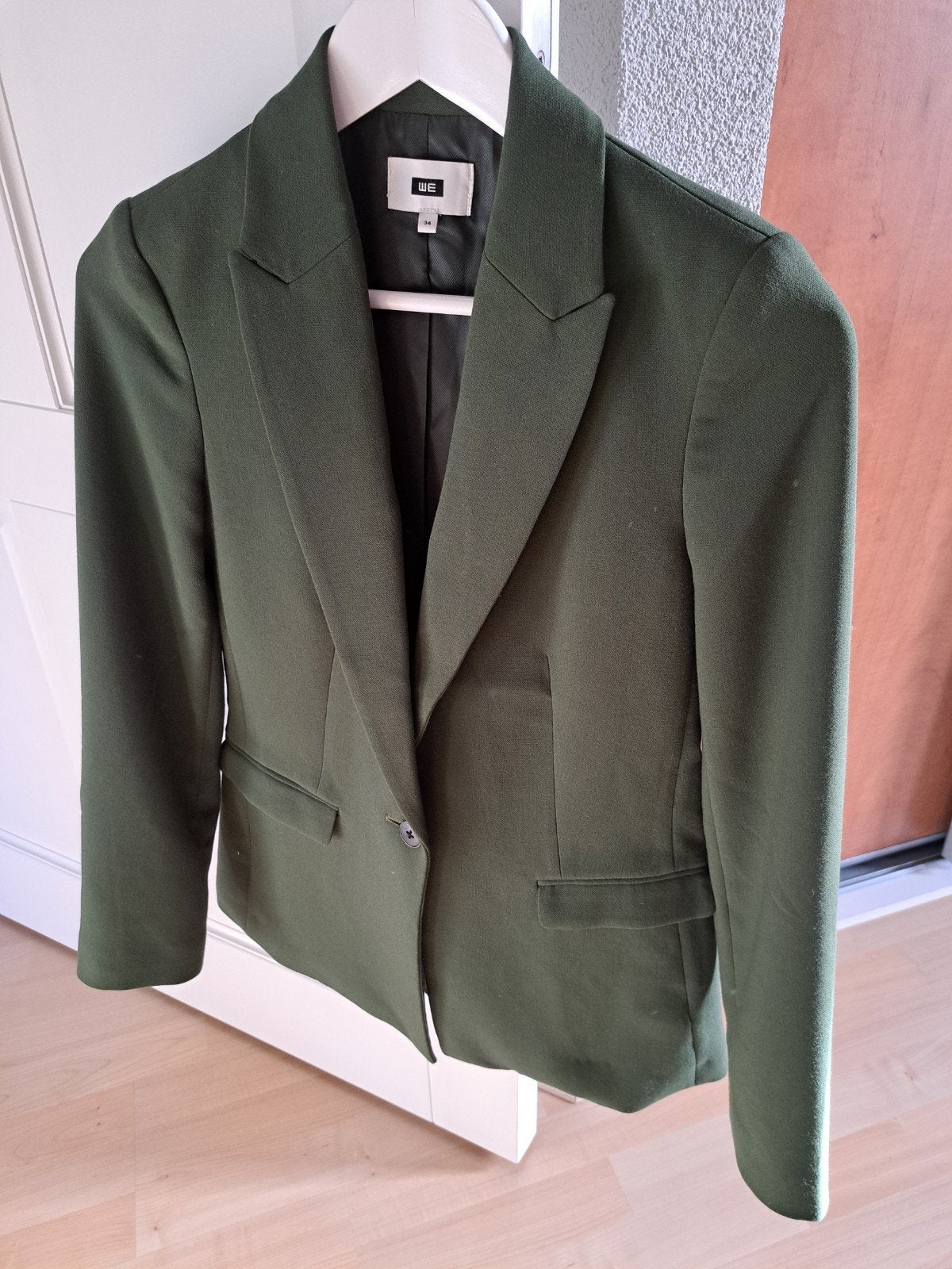 Prachtig kostuum WE / pak / pantalon maat 34 in warm groen., Ophalen of Verzenden, Zo goed als nieuw, Maat 34 (XS) of kleiner