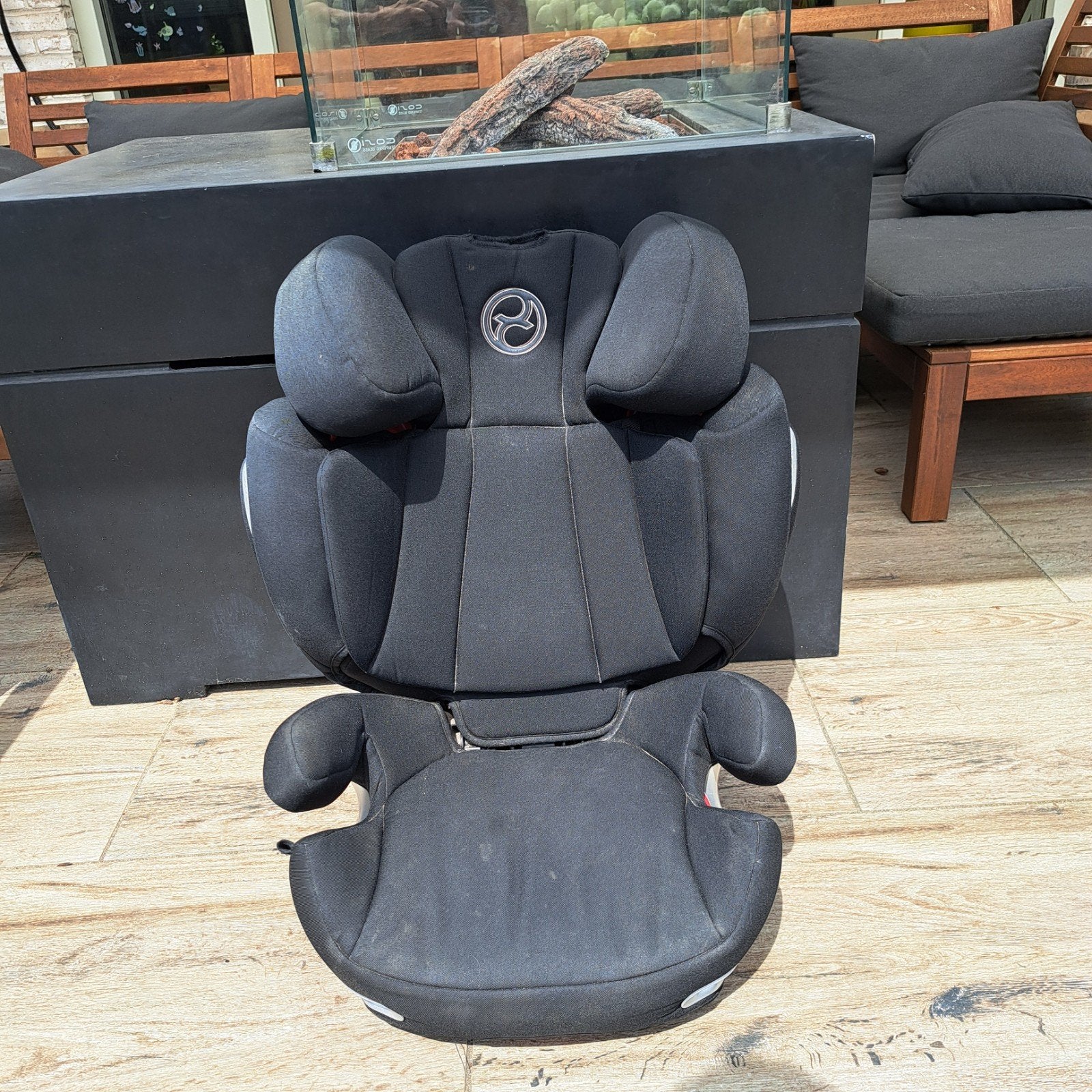 Cybex Solution Q2-Fix autostoel 15-36 kg, Autogordel of Isofix, Gebruikt, 15 t/m 36 kg, Verstelbare rugleuning