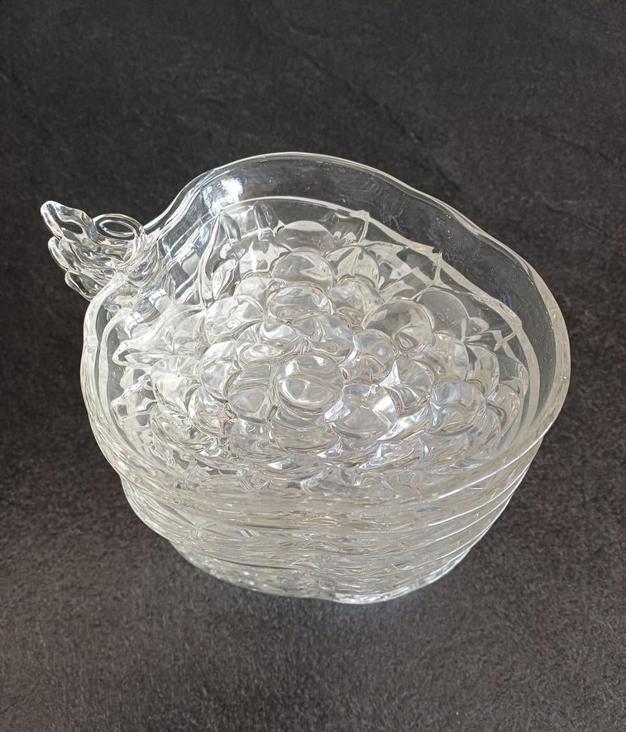 5 Mooie Vintage Glazen Fruitschaaltjes (+ 2 gratis) voor €10, Ophalen