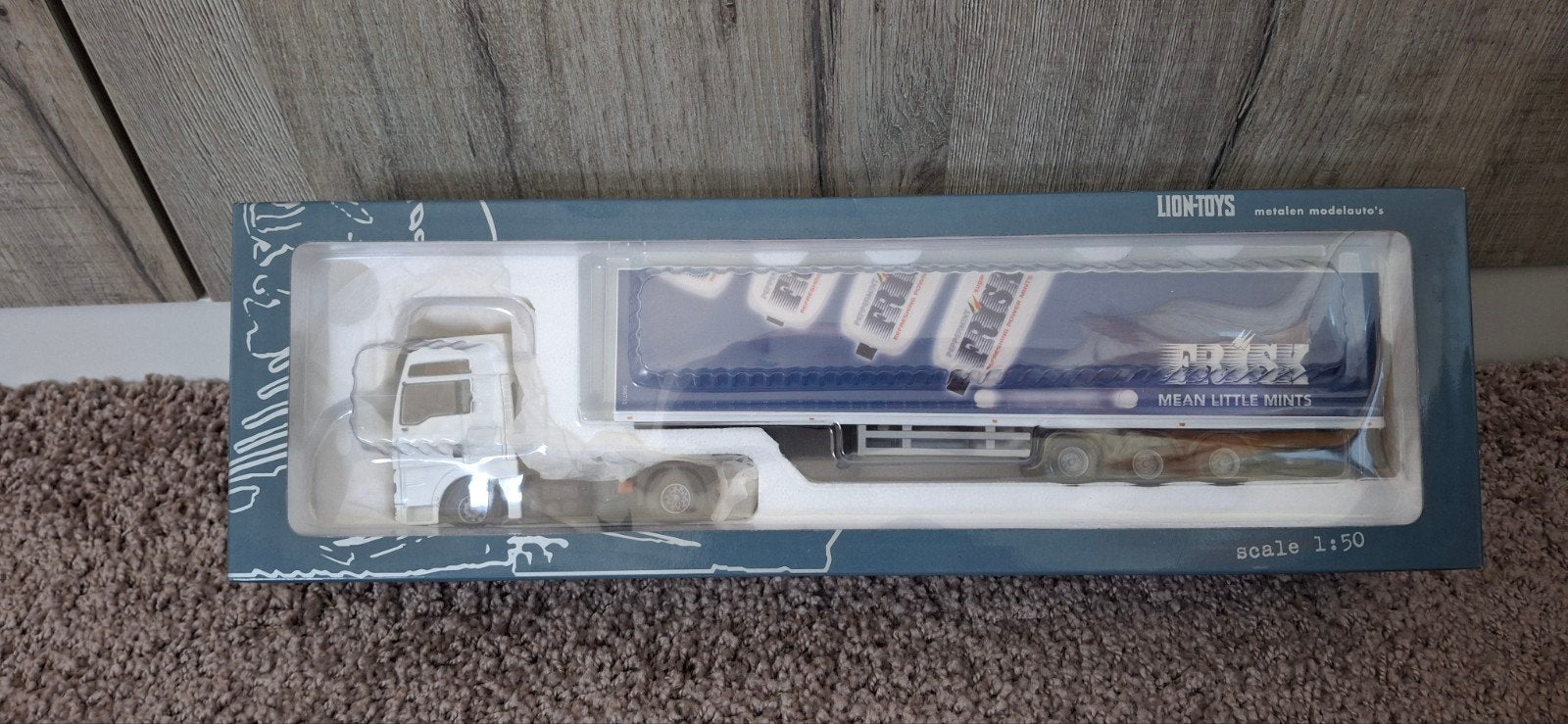 Lion Toys Vrachtwagen met oplegger - Mean Little Mints, Ophalen, Nieuw, Bus of Vrachtwagen, Lion Toys