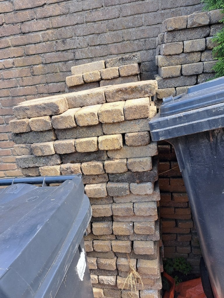 Klinkers (gratis), Ophalen, Gebruikt, Beton, Klinkers